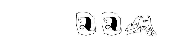 Characters-C  Скачать бесплатные шрифты