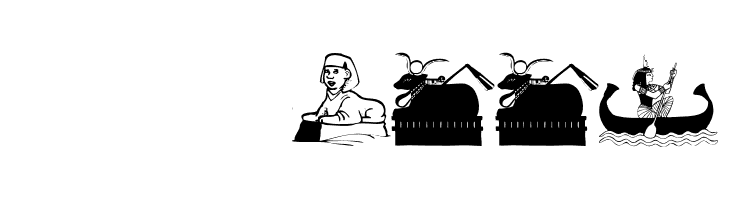 Egypticons  Скачать бесплатные шрифты