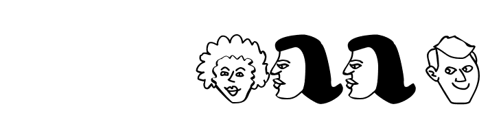 People  Скачать бесплатные шрифты