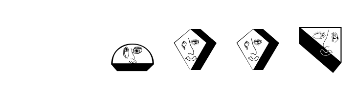 GeometricFaces  Скачать бесплатные шрифты