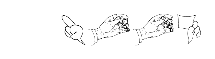 Hands  Скачать бесплатные шрифты