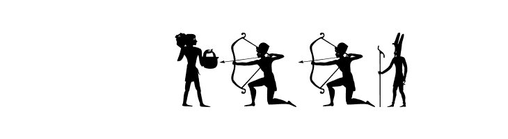 EgyptSilhous  Скачать бесплатные шрифты