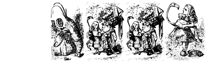 Alice in Wonderland  Скачать бесплатные шрифты