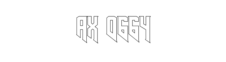 AmazDooMRightOutline  Скачать бесплатные шрифты