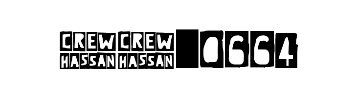 CrewHassan Black  Скачать бесплатные шрифты