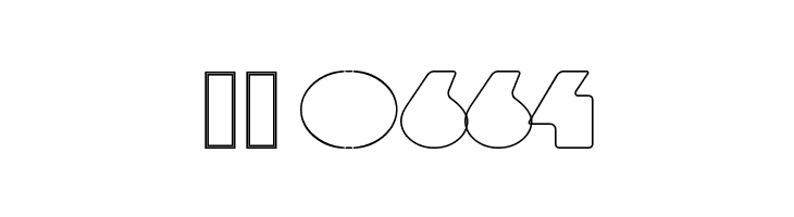 DeLarge Outline  Скачать бесплатные шрифты