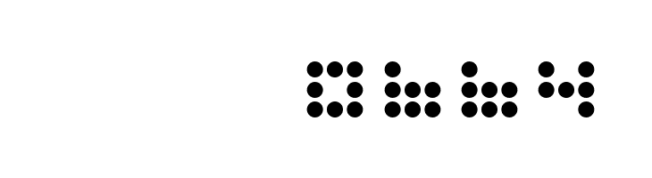 3x3 dots Bold  Скачать бесплатные шрифты