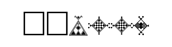 Amazigh Motifs  Скачать бесплатные шрифты
