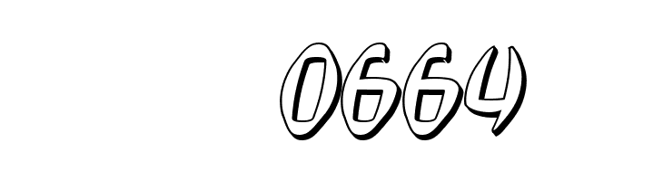 SF Synthonic Pop Shaded Oblique  Скачать бесплатные шрифты