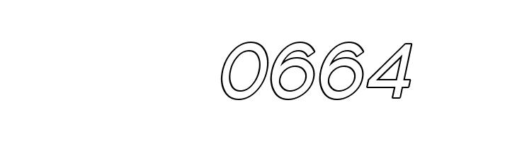 SF Florencesans Outline Italic  Скачать бесплатные шрифты