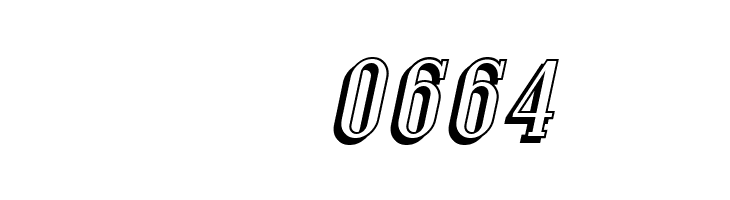 SF Covington Shadow Italic  Скачать бесплатные шрифты