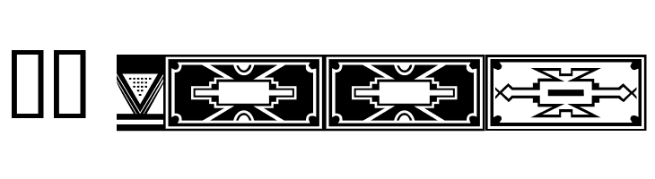 Afrika Gold A Patterns  Скачать бесплатные шрифты