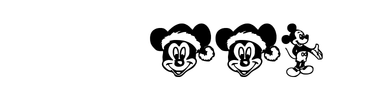 Mickey Mousebats  Скачать бесплатные шрифты