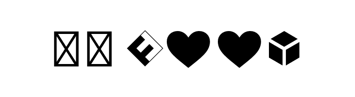 Dingbats2SamplerOT  Скачать бесплатные шрифты