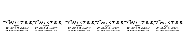 Twister  Скачать бесплатные шрифты