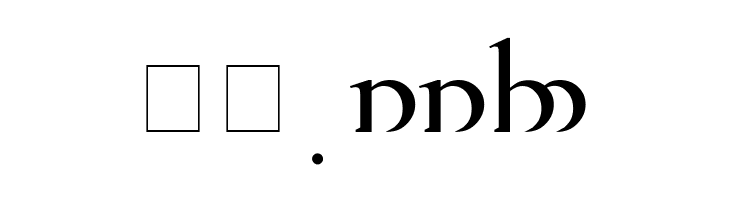 Tengwar Quenya Medium  Скачать бесплатные шрифты