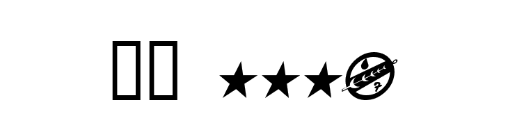 Distant Galaxy Symbols Italic  Скачать бесплатные шрифты