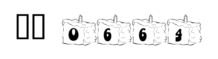 101! Slice of Cake  Скачать бесплатные шрифты