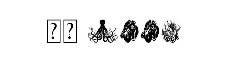The Octopus  Скачать бесплатные шрифты