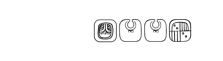 MesoAmerica Dings Four  Скачать бесплатные шрифты