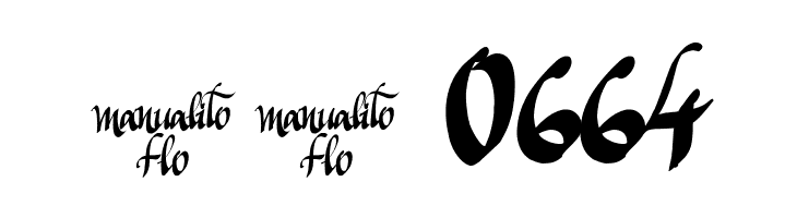 Manualito-Flo  Скачать бесплатные шрифты