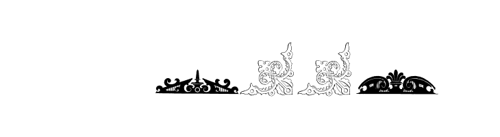 Victorian Free Ornaments  Скачать бесплатные шрифты