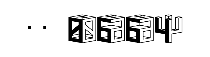 D3 Cubism  Скачать бесплатные шрифты