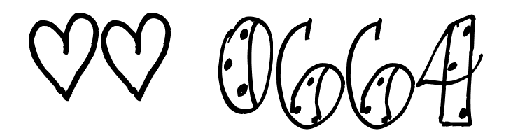 Pea KT Polkie Dot  Скачать бесплатные шрифты