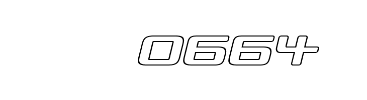 Republikaps Exp - Outline Italic  Скачать бесплатные шрифты