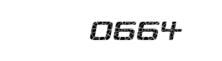 Republika II - Shatter Italic  Скачать бесплатные шрифты