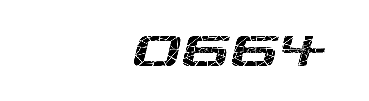 Republika II Exp - Shatter Italic  Скачать бесплатные шрифты