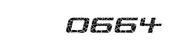 Republikaps Exp - Shatter Italic  Скачать бесплатные шрифты