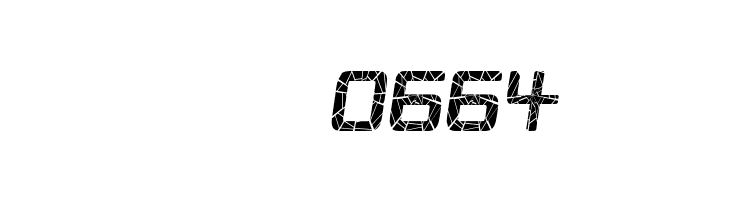 Republika III Cnd - Shatter Italic  Скачать бесплатные шрифты