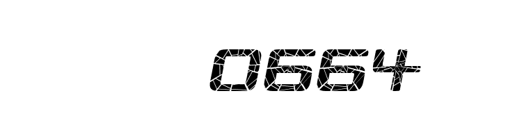 Republika III - Shatter Italic  Скачать бесплатные шрифты