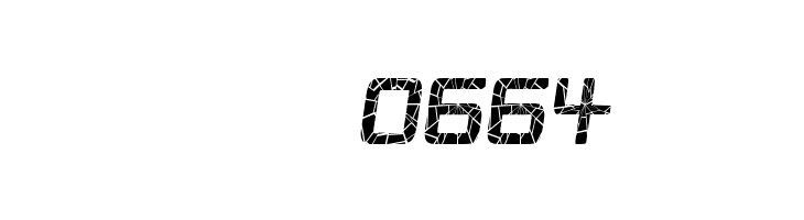 Republika Cnd - Shatter Italic  Скачать бесплатные шрифты