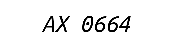 Ubuntu Mono Italic  Скачать бесплатные шрифты