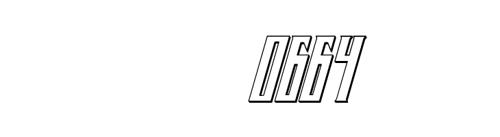 Timberwolf 3D Italic  Скачать бесплатные шрифты