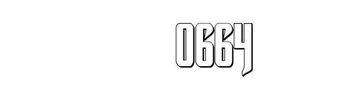 Hawkmoon 3D Regular  Скачать бесплатные шрифты