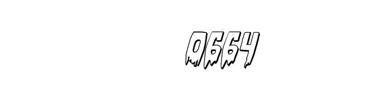 Bloodlust 3D Italic  Скачать бесплатные шрифты