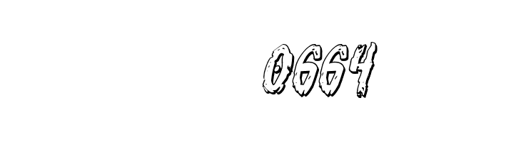 Monsterama 3D Italic  Скачать бесплатные шрифты