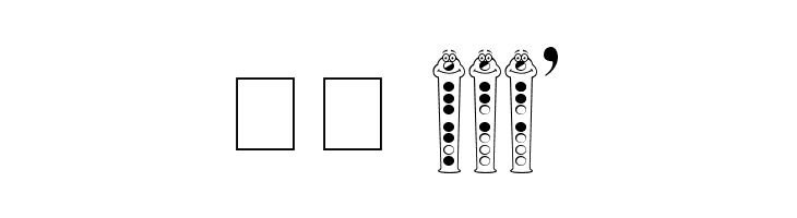 Recorder Face  Скачать бесплатные шрифты