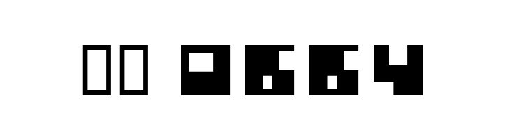 Blocked Out Regular  Скачать бесплатные шрифты