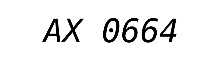 DejaVu Sans Mono Oblique  Скачать бесплатные шрифты