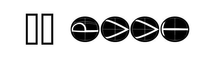 XperimentypoFourC RoundInvers  Скачать бесплатные шрифты