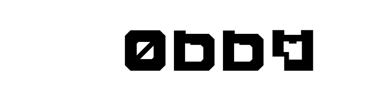 Cell Bloch Regular  Скачать бесплатные шрифты