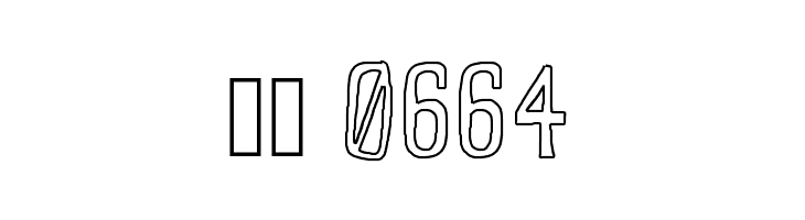 RectoOutline  Скачать бесплатные шрифты