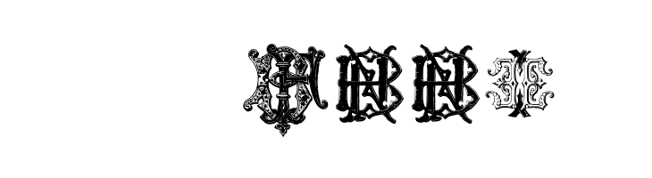 Intellecta Monograms Random Samples Four  Скачать бесплатные шрифты