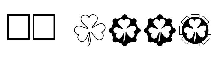 Clover Things  Скачать бесплатные шрифты