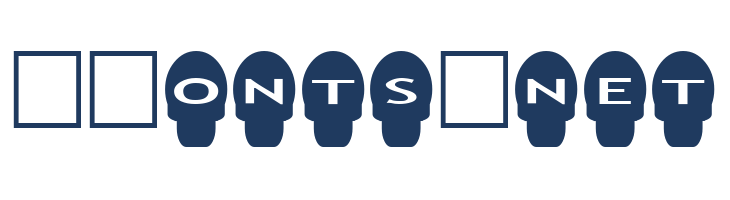 AlphaShapes skulls font — Lorem ipsum body text preview