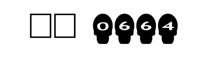 AlphaShapes skulls  Скачать бесплатные шрифты